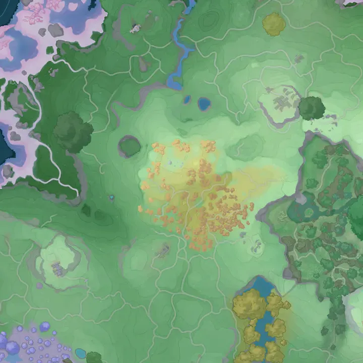 Beast Fang Ridge on the Idyll map